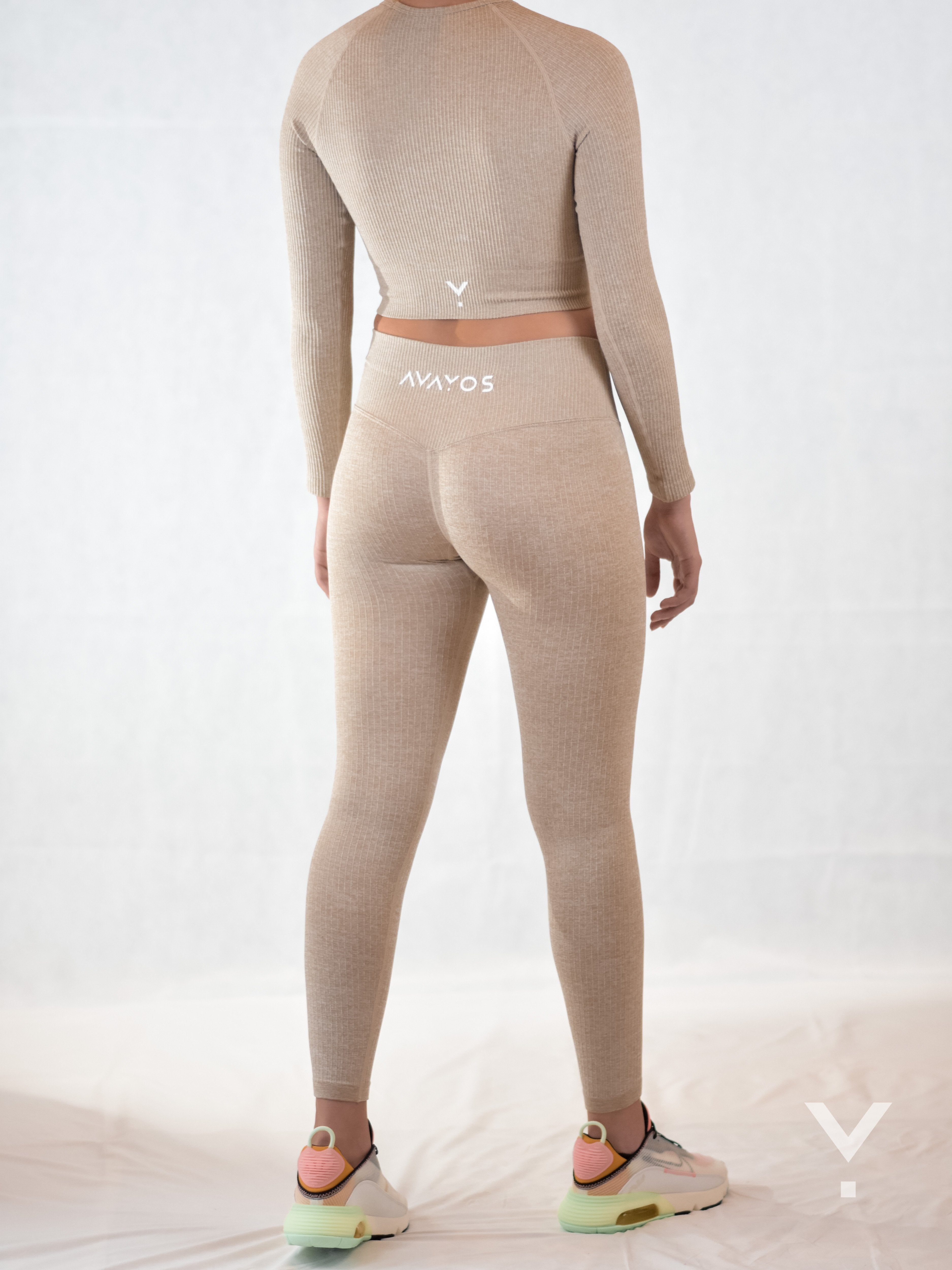 Balance Long Sleeve Khaki - Long Sleeves | AVAYOS