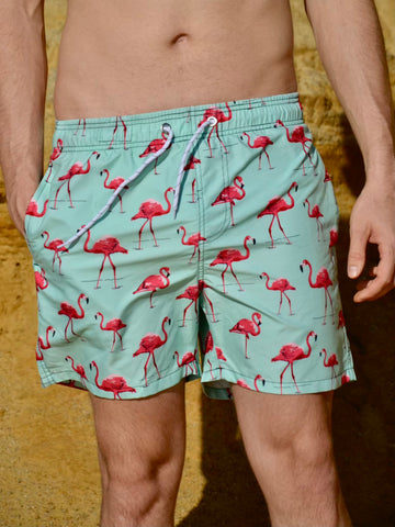 Flammy Swim Shorts Aquamarine