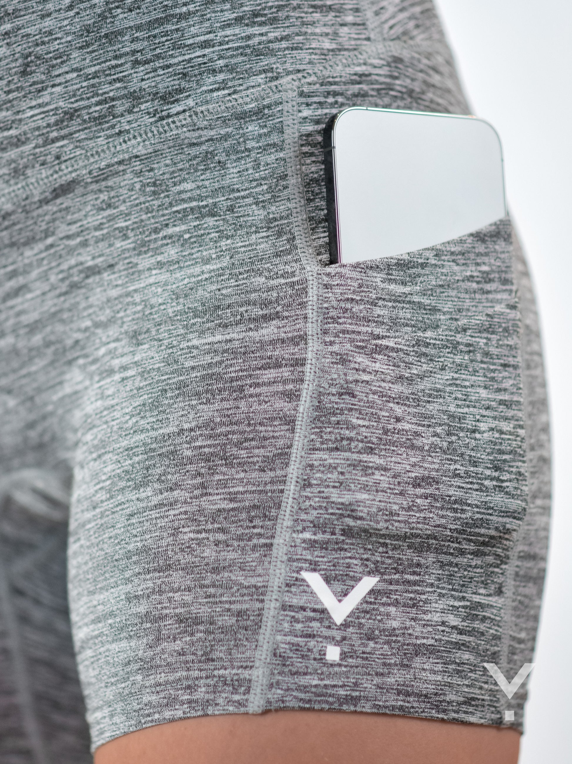 Rep Shorts Grey - Womens Shorts | AVAYOS