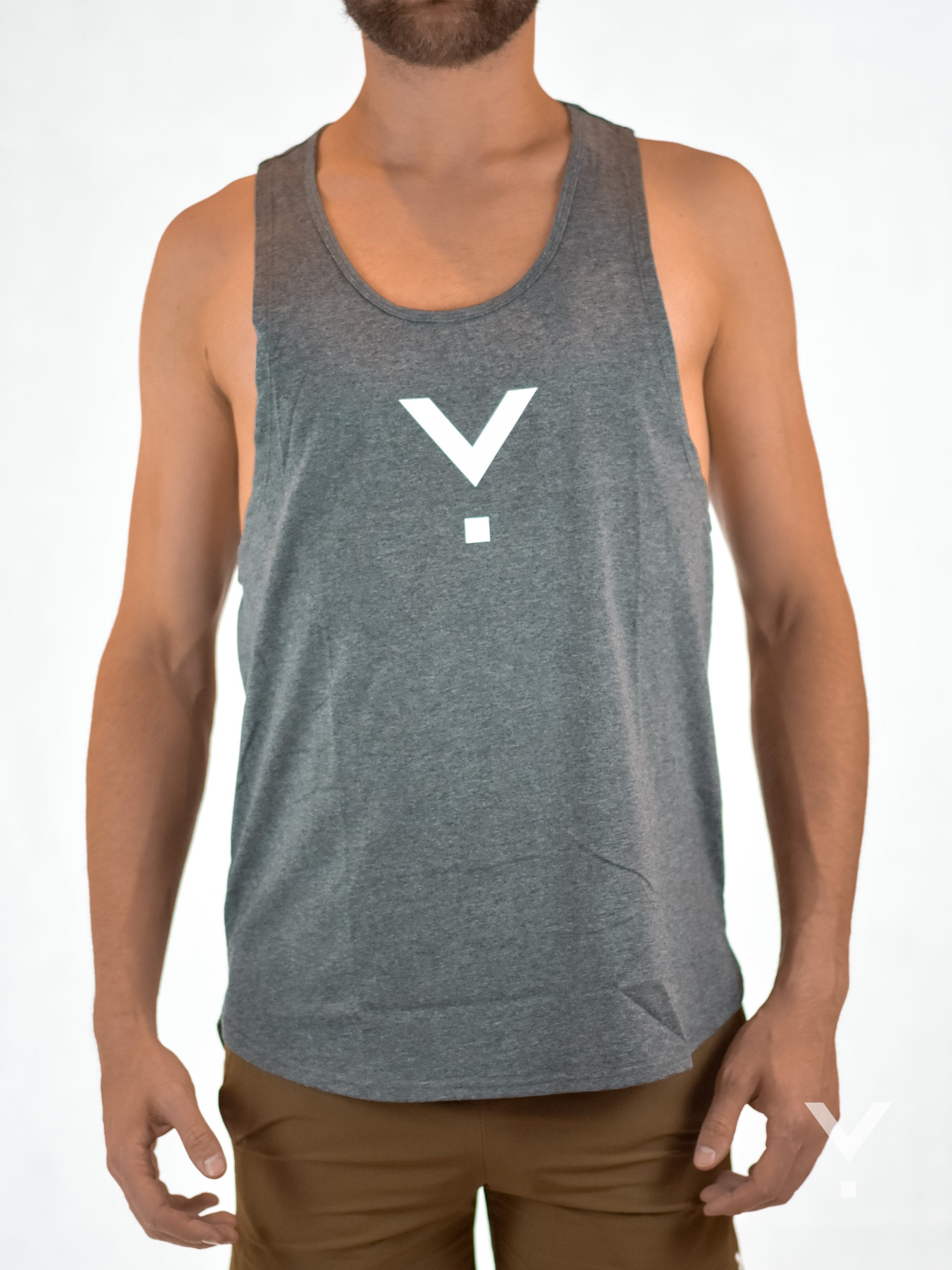 Critical Tank Grey - Mens Tanks | AVAYOS