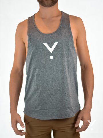 Critical Tank Grey - Mens Tanks | AVAYOS