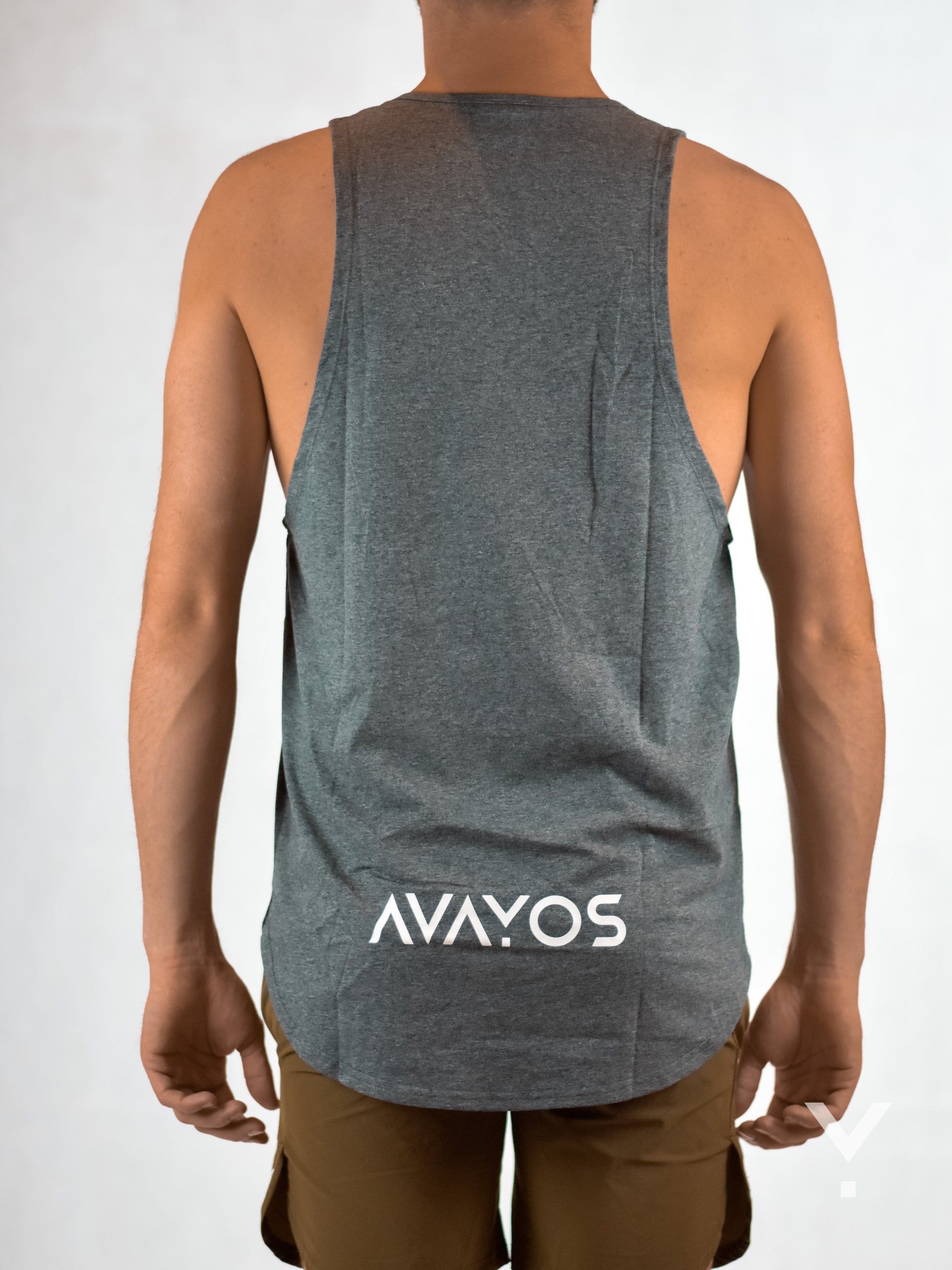 Critical Tank Grey - Mens Tanks | AVAYOS