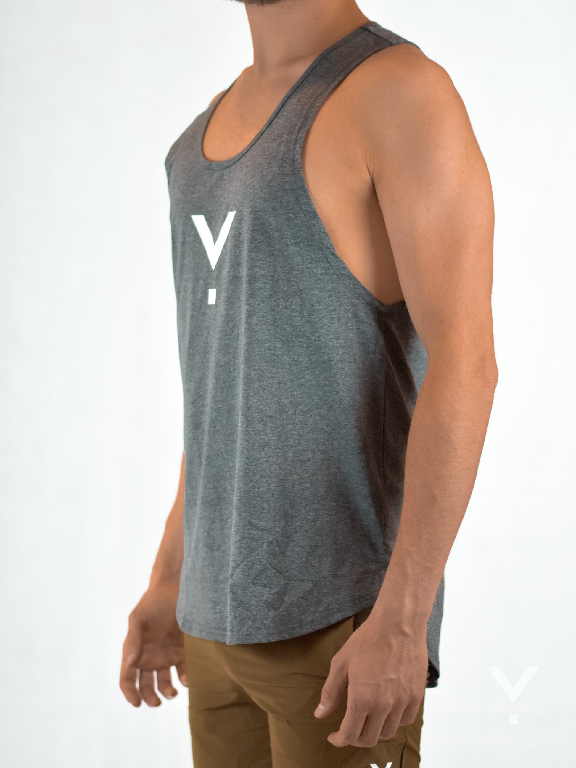Critical Tank Grey - Mens Tanks | AVAYOS