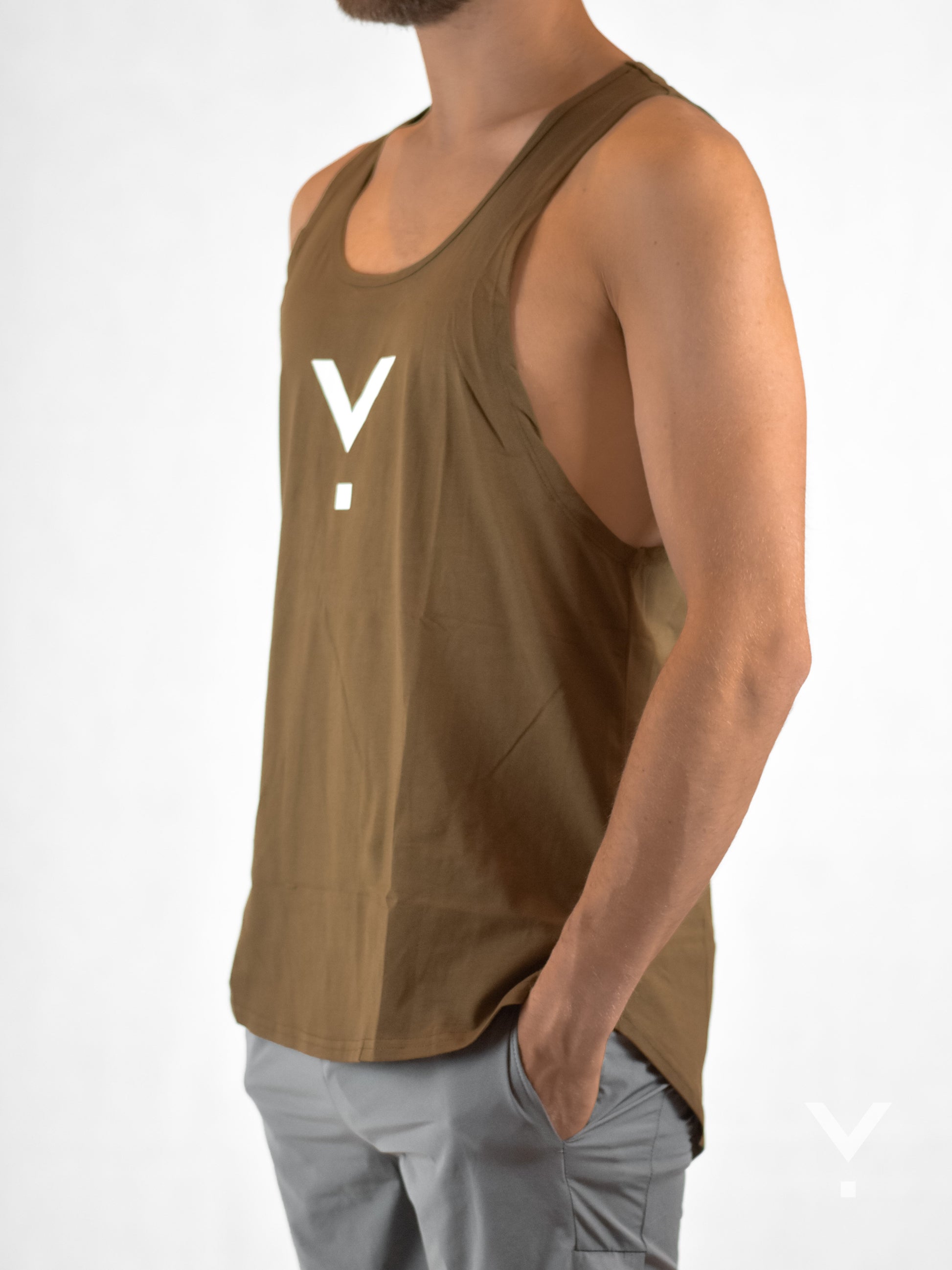 Critical Tank Olive - Mens Tanks | AVAYOS