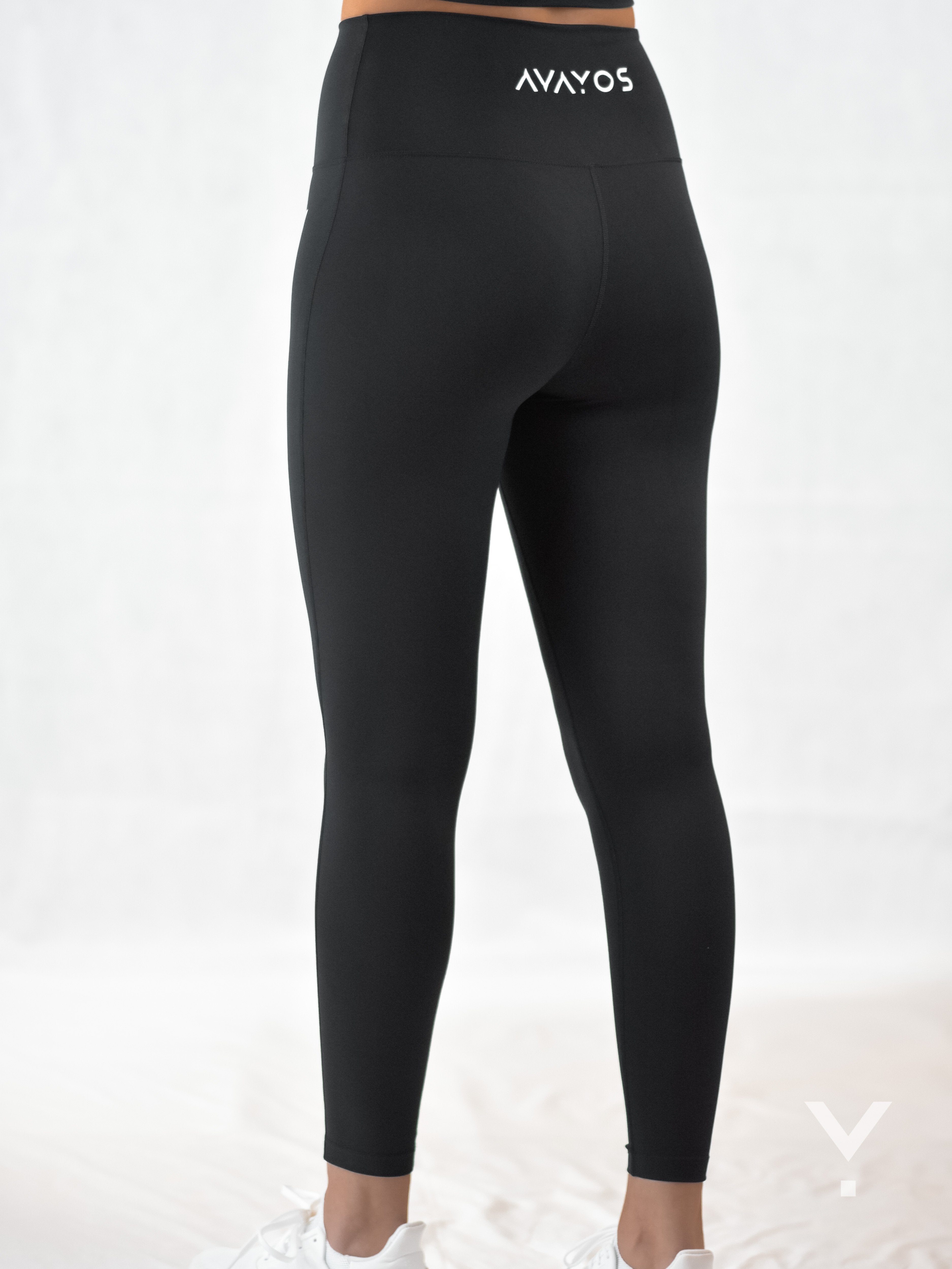Electra Leggings Black - Leggings | AVAYOS