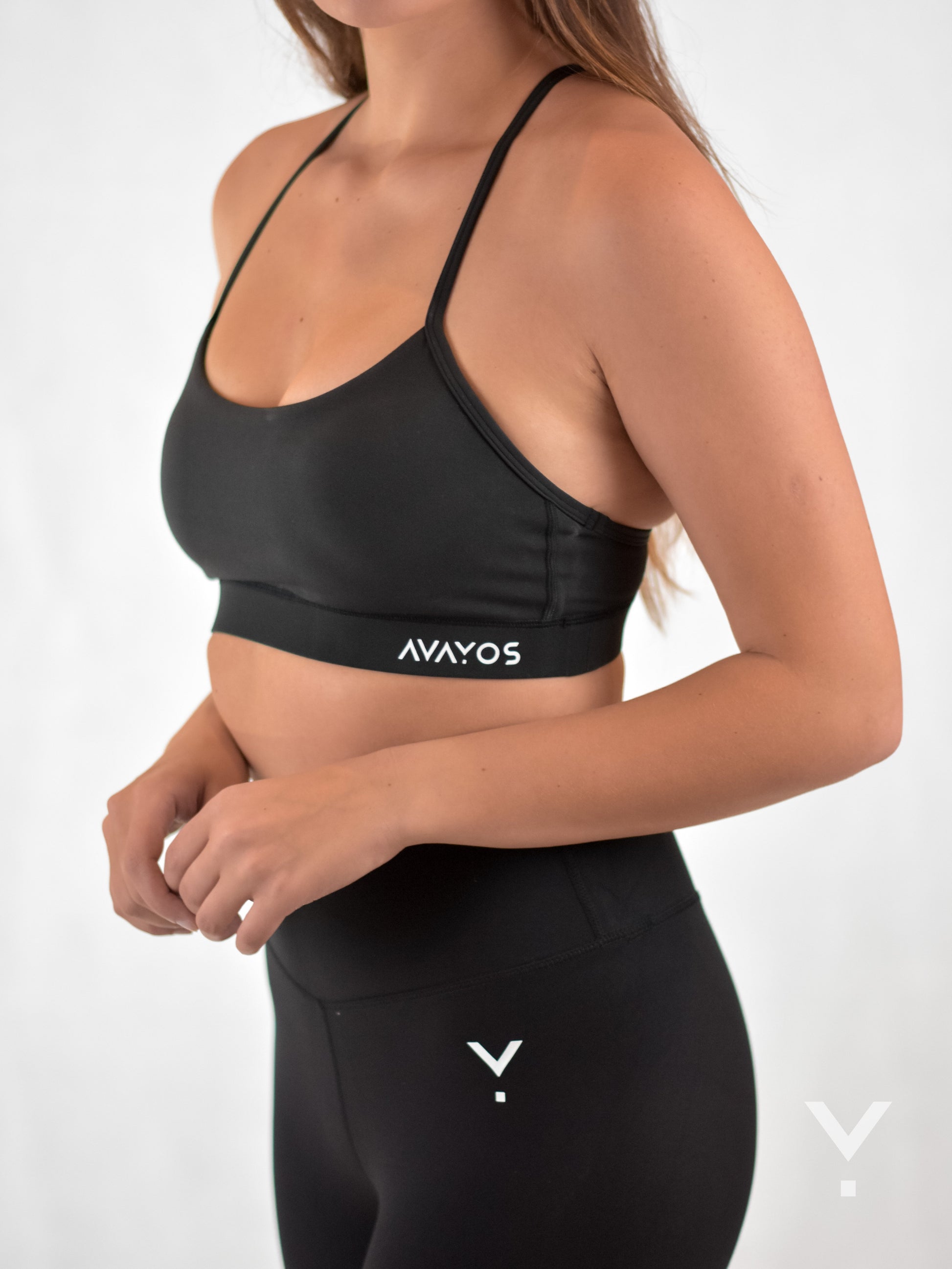 Force Sports Bra Black - Sports Bras | AVAYOS