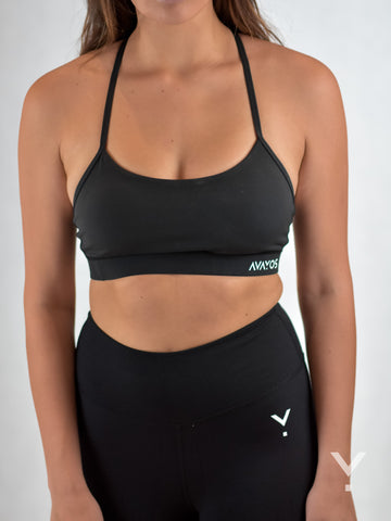 Force Sports Bra Black - Sports Bras | AVAYOS