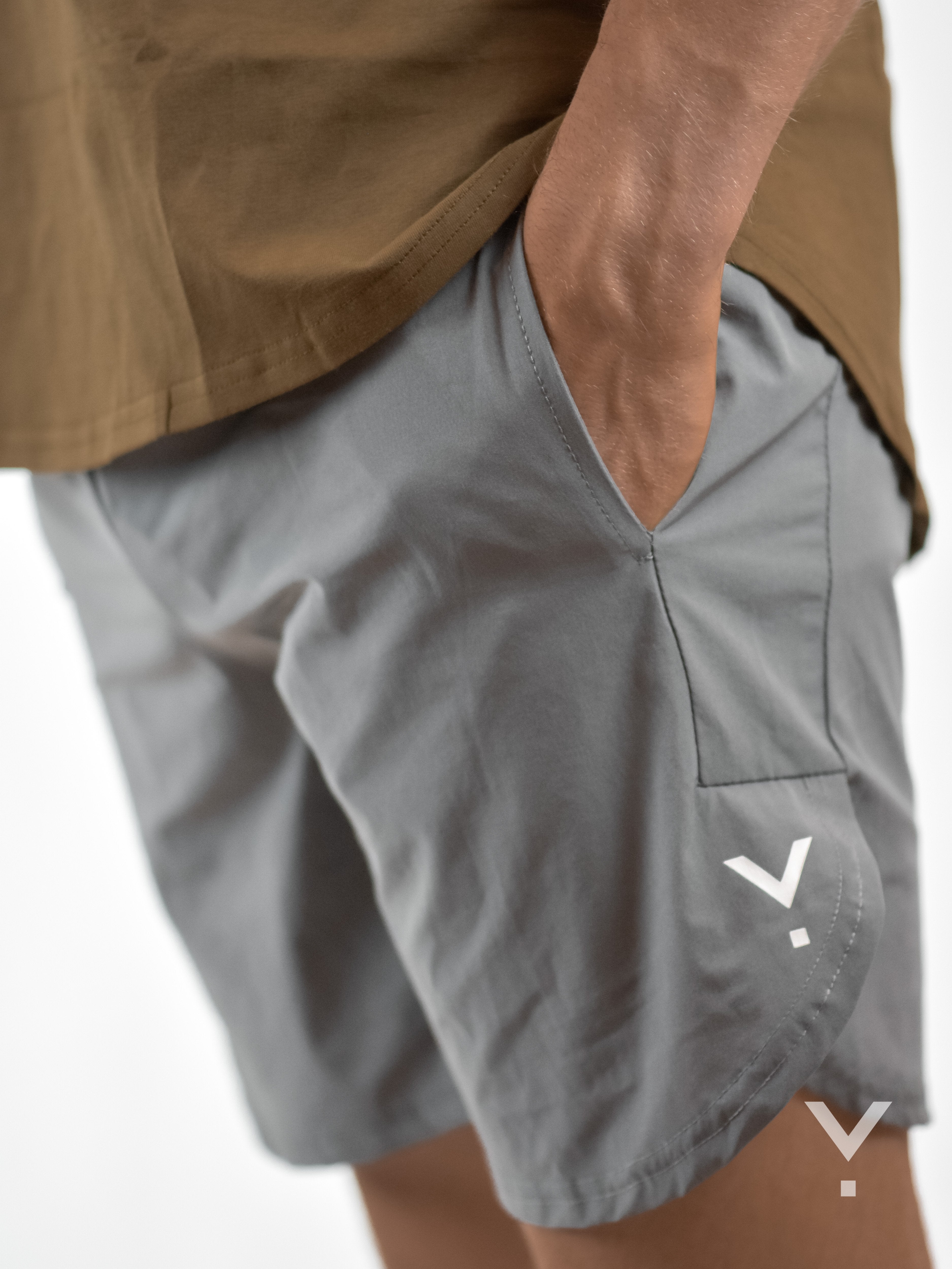 Legacy Shorts Grey - Mens Shorts | AVAYOS