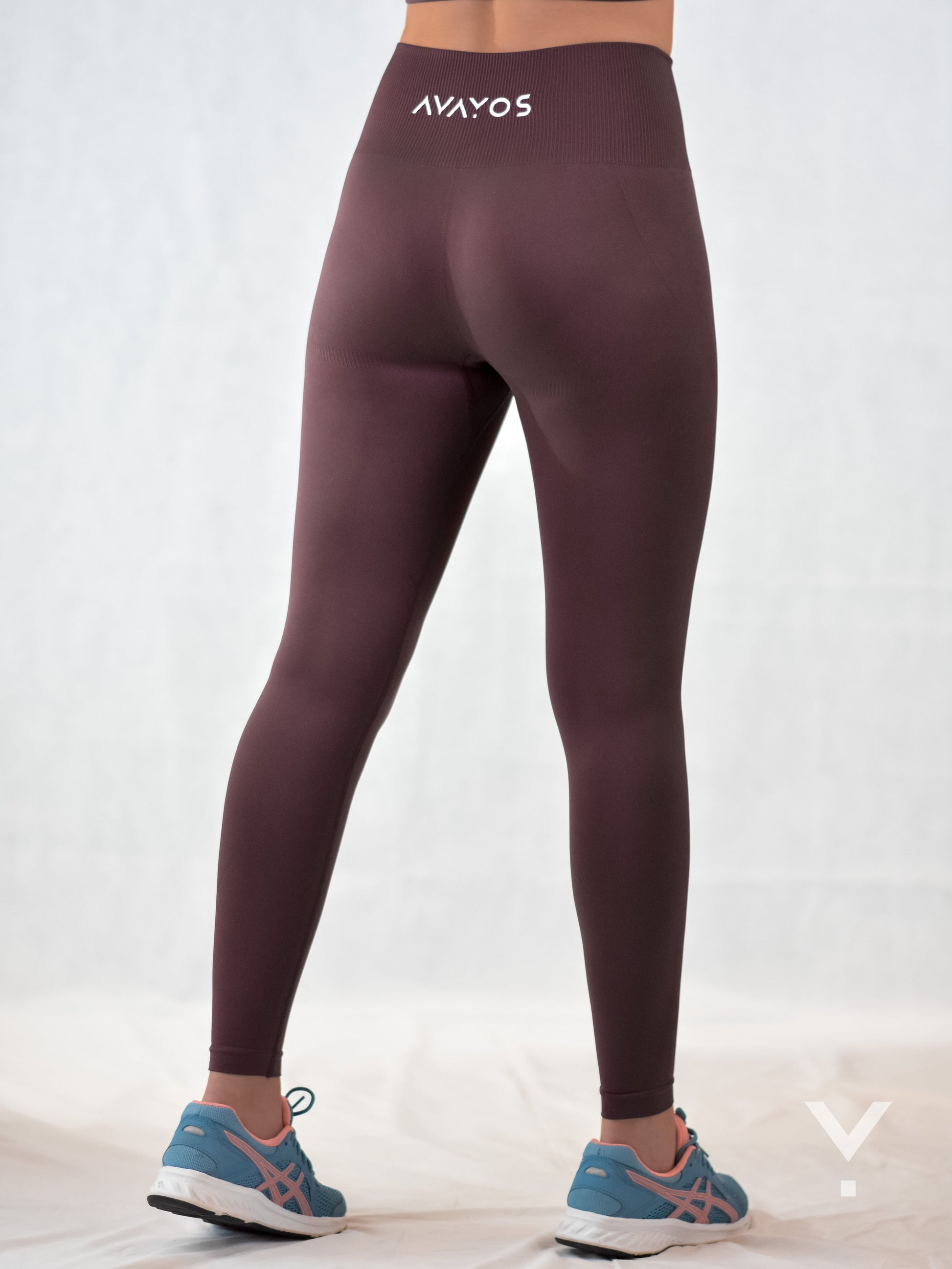 Performance Leggings Deep Purple - Leggings | AVAYOS