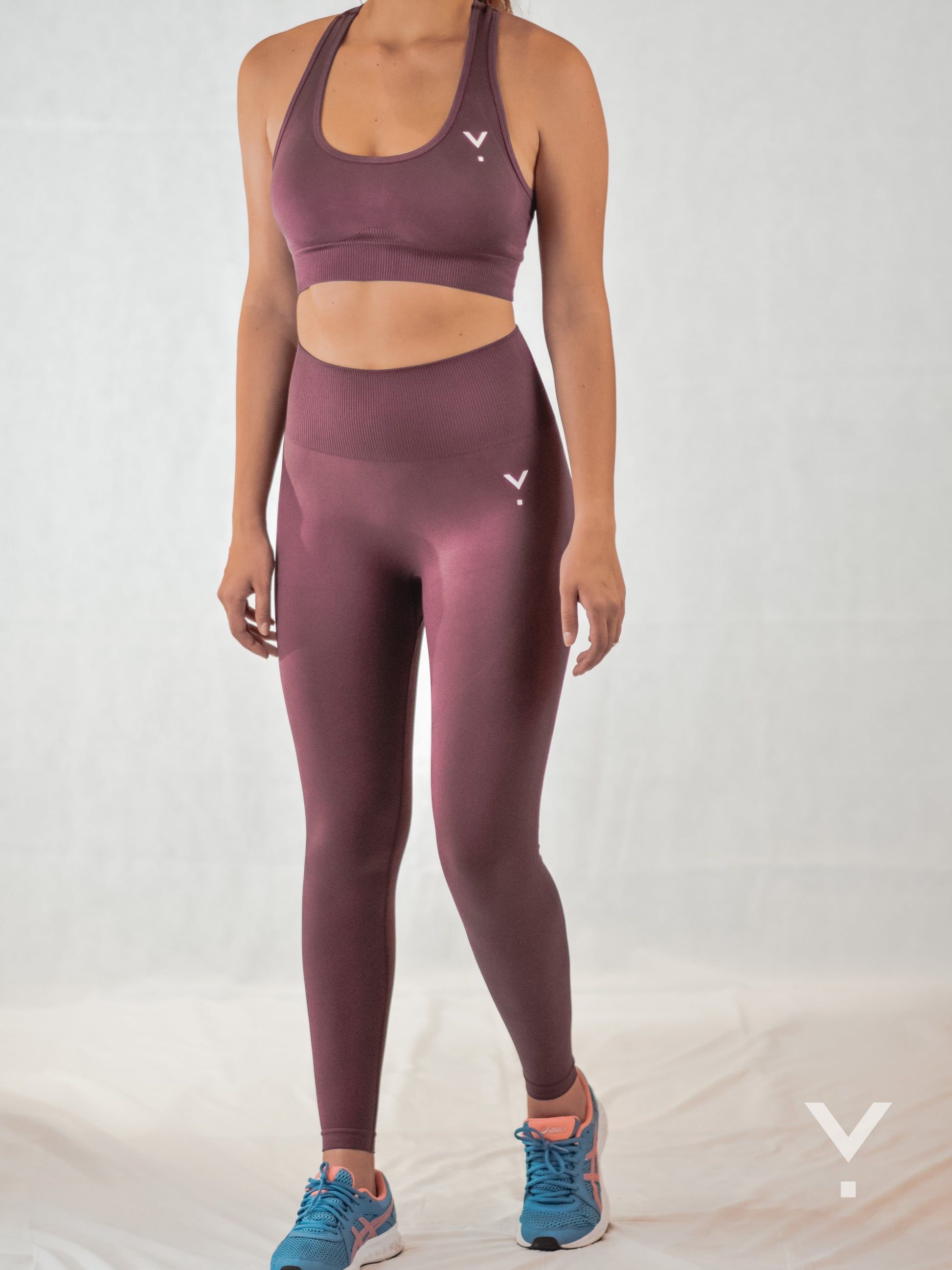 Performance Leggings Deep Purple - Leggings | AVAYOS