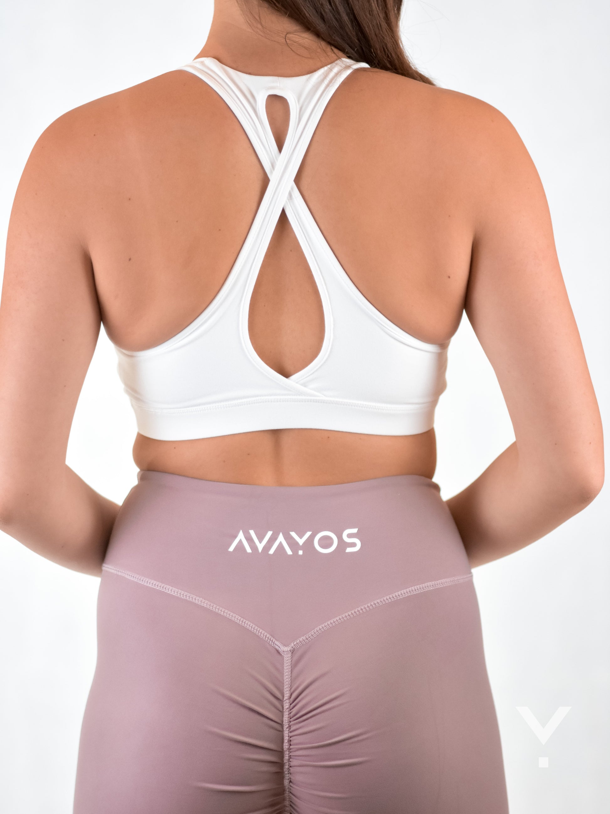 Robust Sports Bra White - Sports Bras | AVAYOS