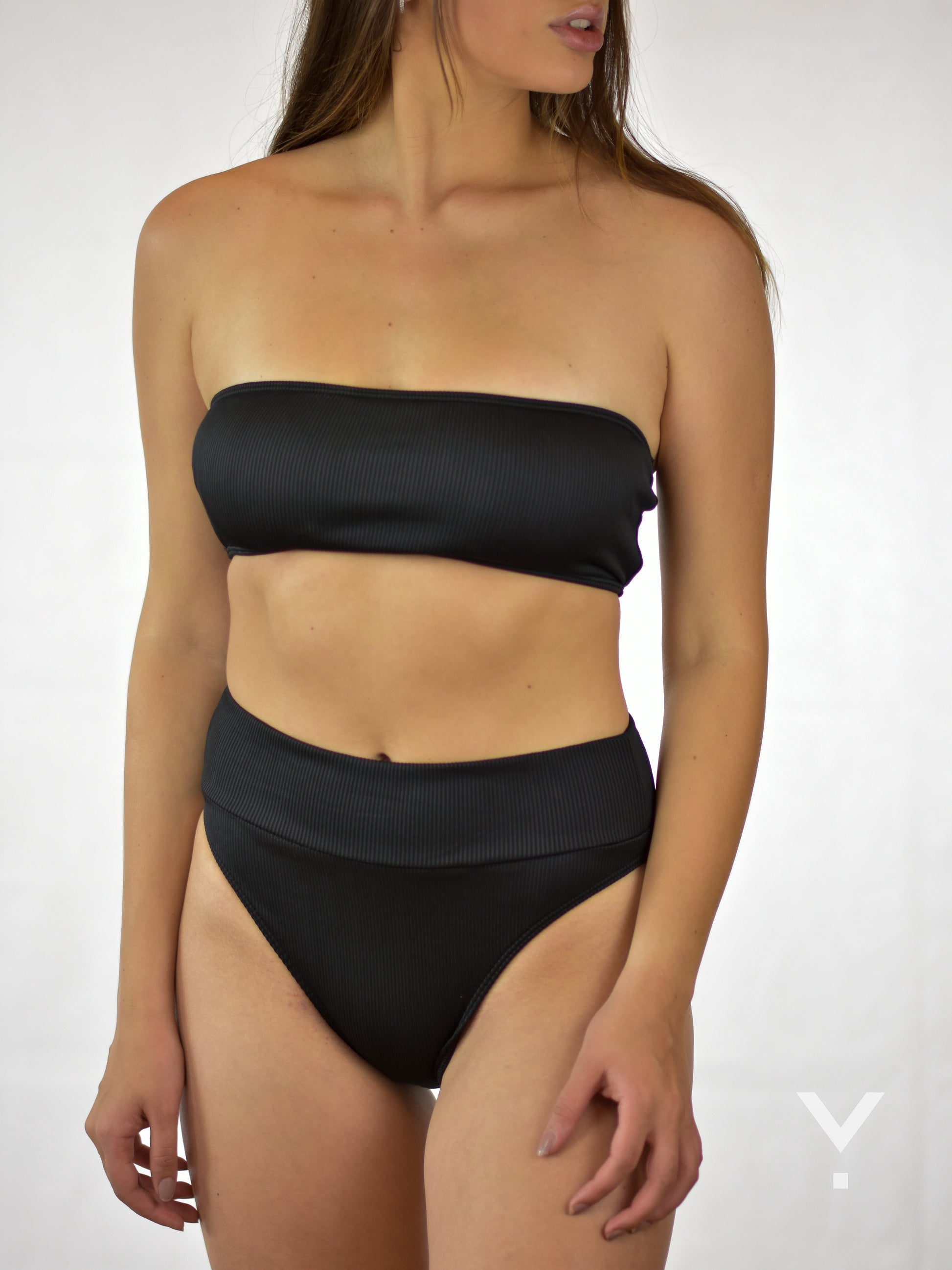 Wipeout Bikini Top Black - Bikini top | AVAYOS