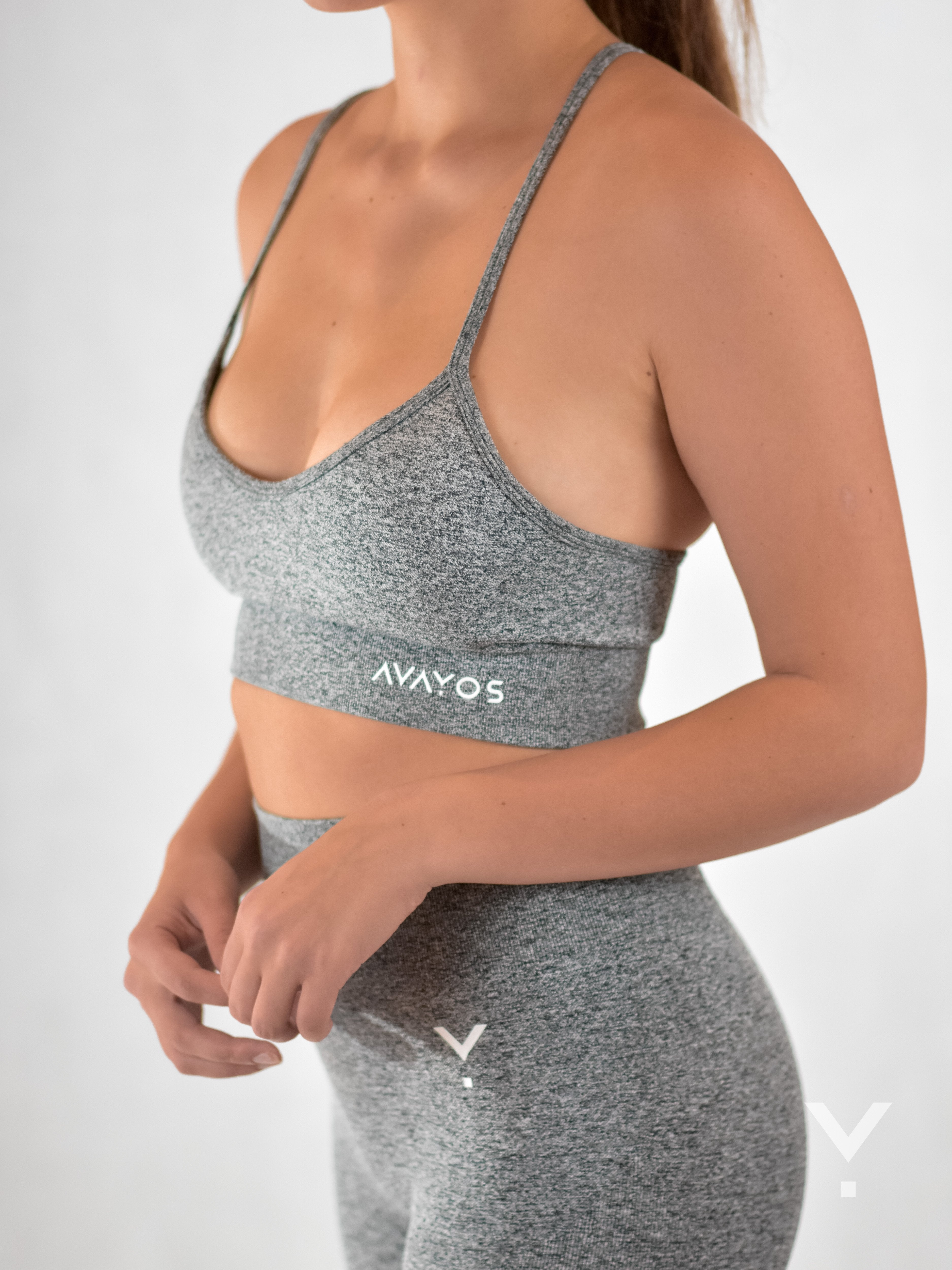 Zeal Sports Bra Grey - Sports Bras | AVAYOS