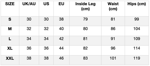 Size Guide