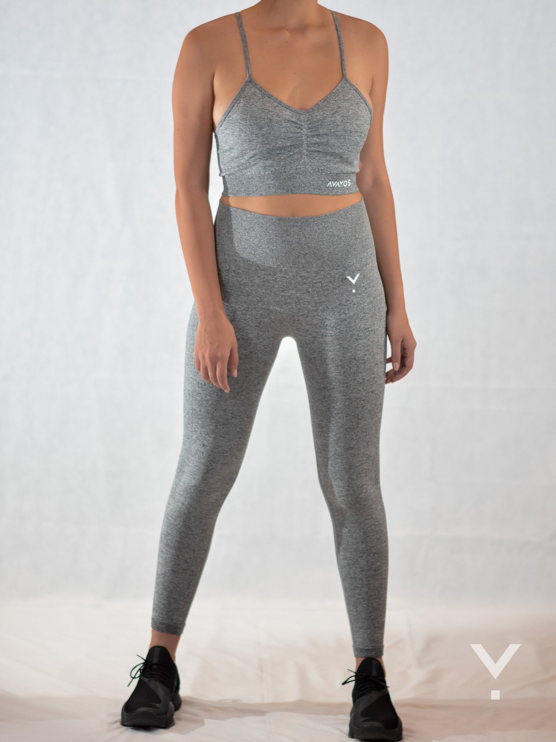 Aero Leggings Grey - Leggings | AVAYOS