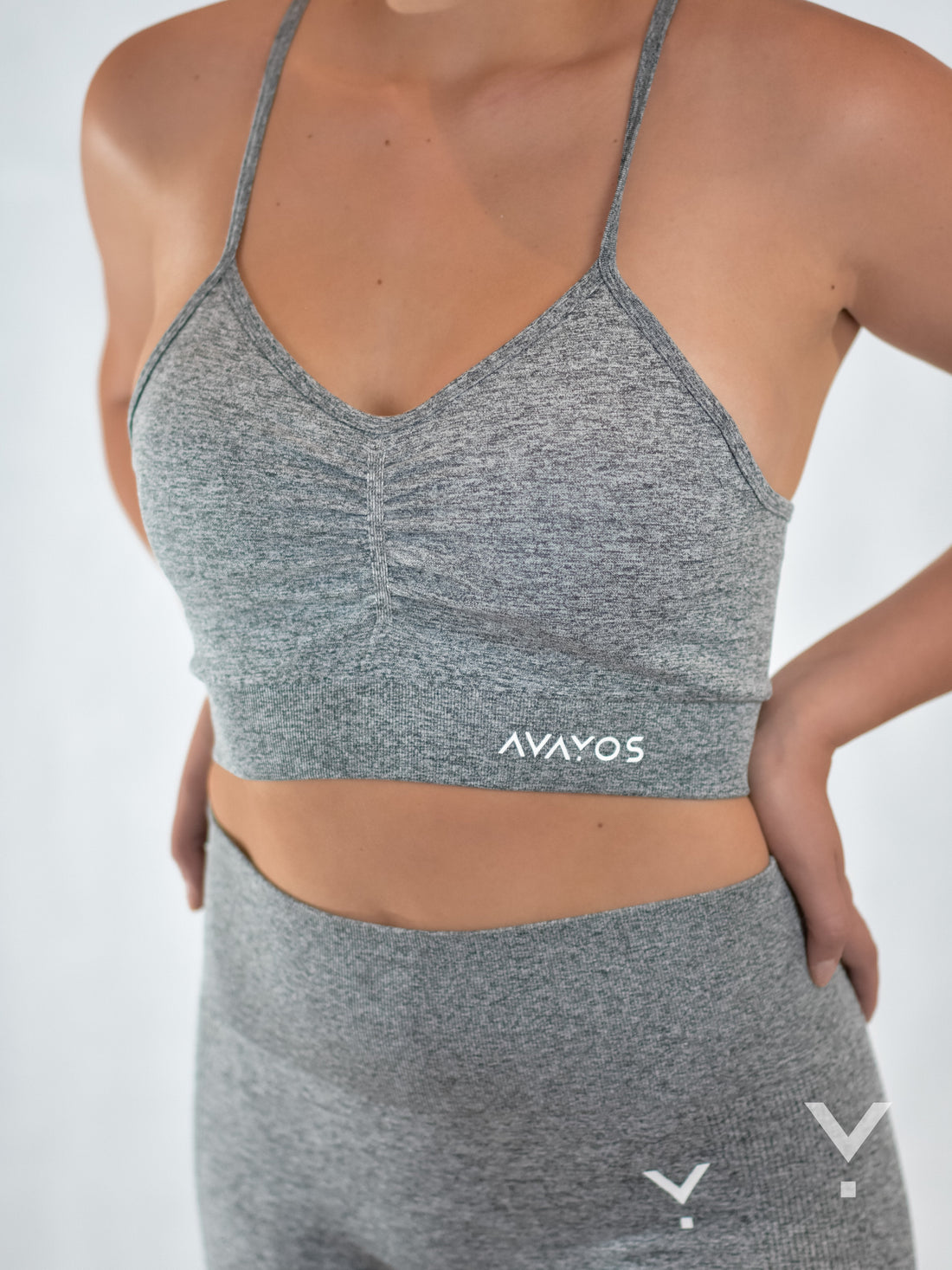 Aero Sports Bra Grey - Sports Bras | AVAYOS