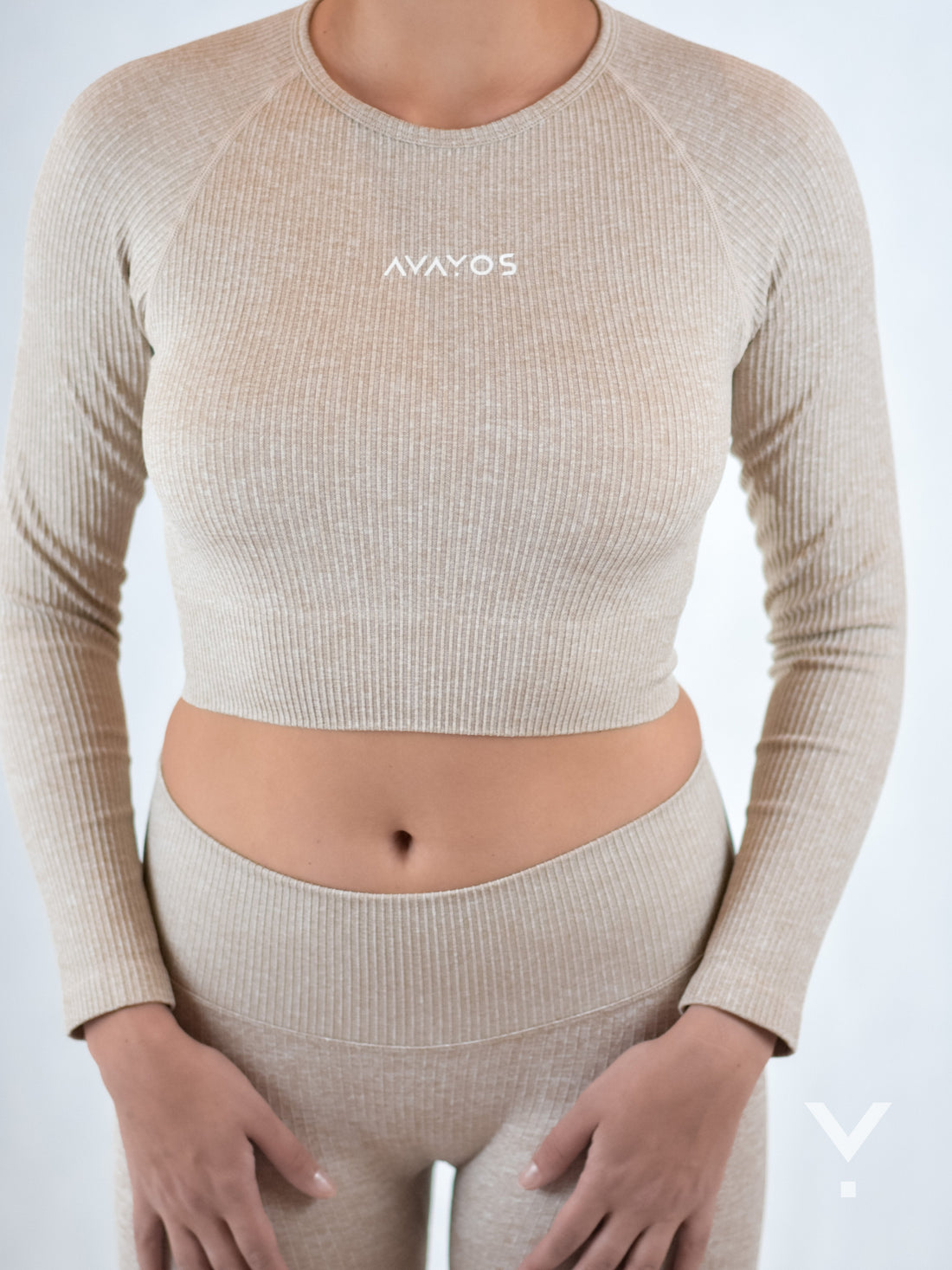 Balance Long Sleeve Khaki - Long Sleeves | AVAYOS