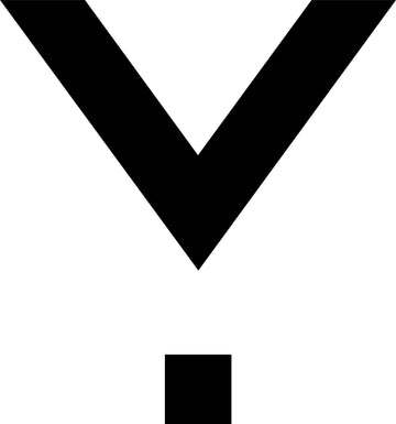 Black downward-pointing arrow with a square dot beneath it.