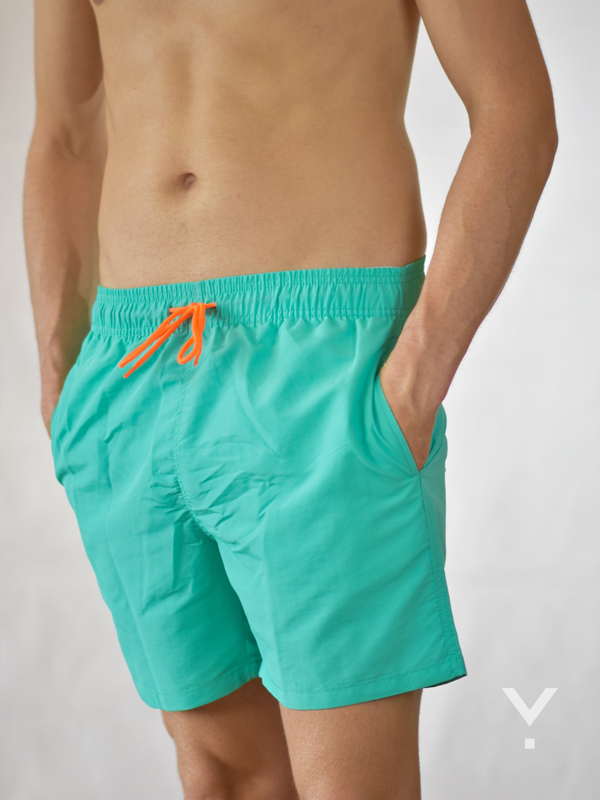 Bayside Swim Shorts Aquamarine - Swim Shorts | AVAYOS
