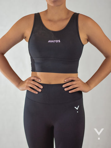 Electra Sports Bra Black - Sports Bras | AVAYOS