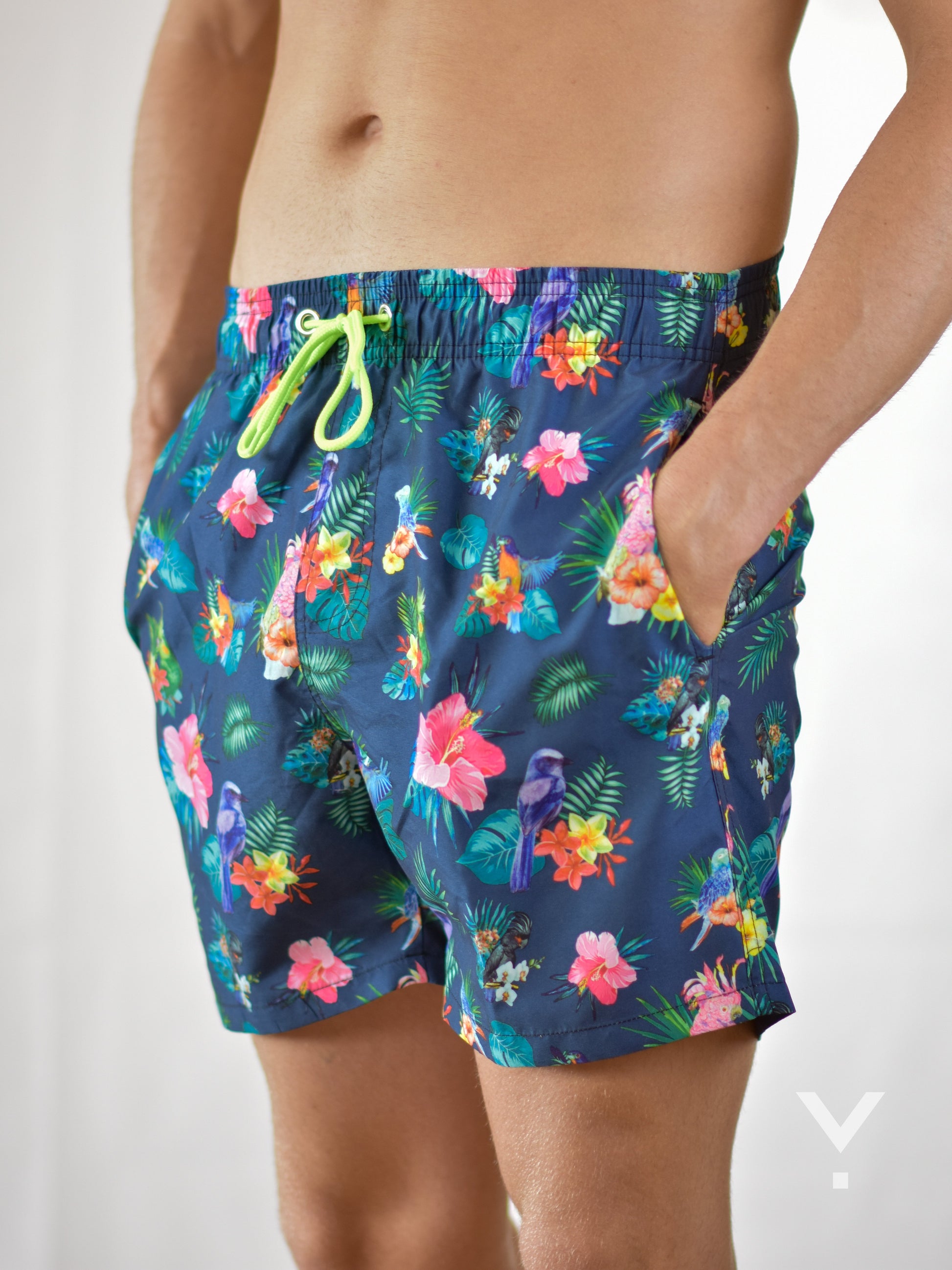 Flora Swim Shorts - Swim Shorts | AVAYOS